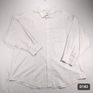 Joseph & Feiss International Classic Striped Dress Shirt 17 32/33 Good